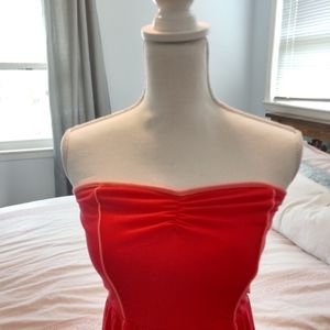 Cute Pink Strapless Dress